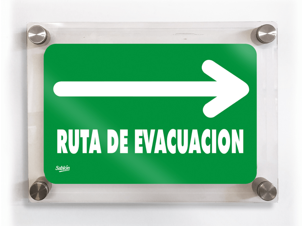 rutas de evacuación